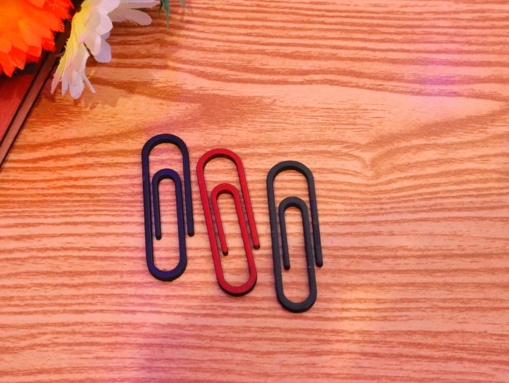 Laser Cut Wooden Paper Clips DXF File