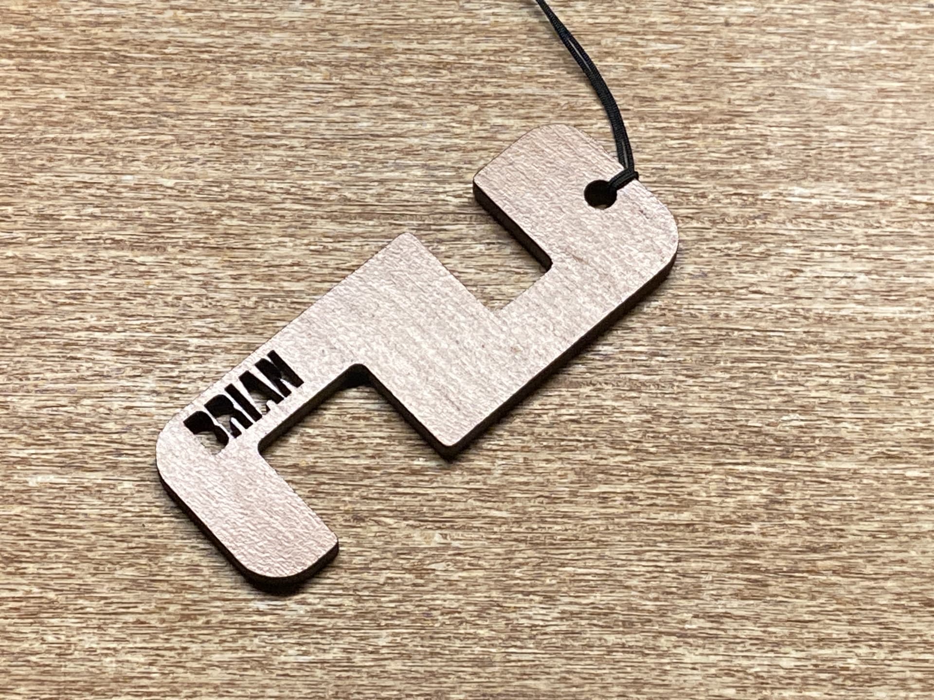 Laser Cut Phone Stand Keychain SVG File