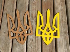 Laser Cut Trident Free Vector