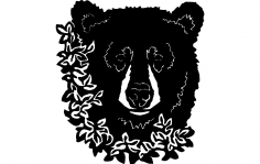 Bear flower dxf File