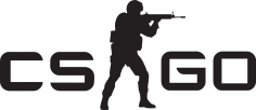 Counter-strike Global Offensive Logo Vector Free Vector