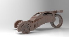 Concept Car 3D Puzzle Free Vector