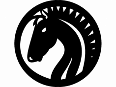 Design Horse Fil 0009 dxf File