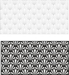 Laser Cut Vector Panel Seamless Floral Pattern Free Vector