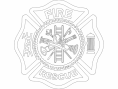 Fire Logo dxf File