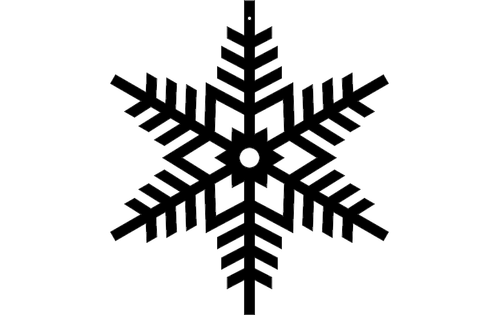 Design Snowflake 7 dxf File Free Download - 3axis.co