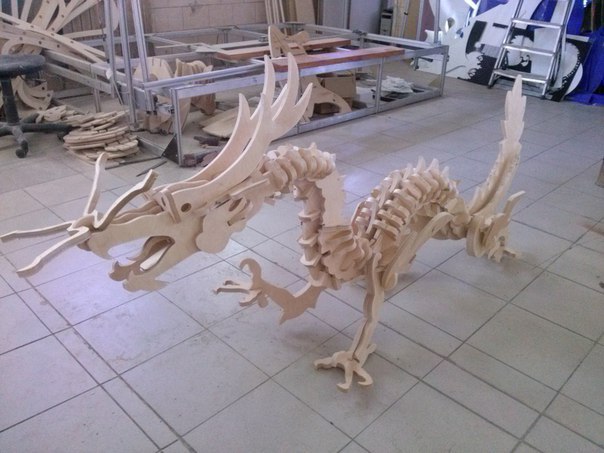 Download Wooden Dinosaur 3d Puzzle Dxf File Free Download 3axis Co