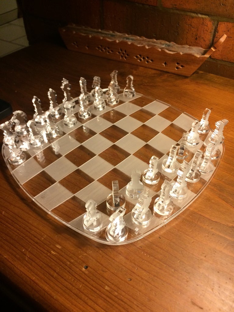 Laser Cut Chess Game SVG File Free Download 