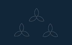 Flower Template dxf file