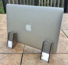 Laser Cut Vertical Laptop Stand Acrylic SVG File