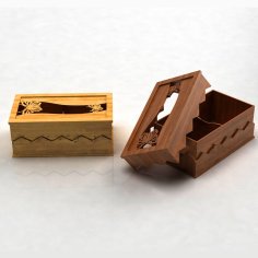 Laser Cut Wood Watch Box Free Vector