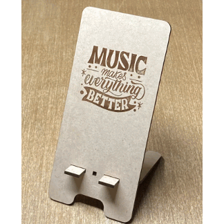 Laser Cut Promotional Cell Phone Stand SVG File