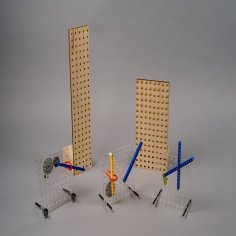 Laser Cut LEGO Tinkering Pegboard SVG File