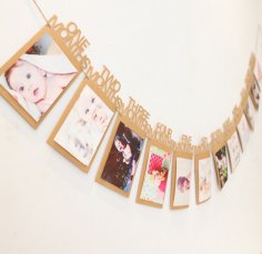 Laser Cut Baby Photo Frames Free Vector