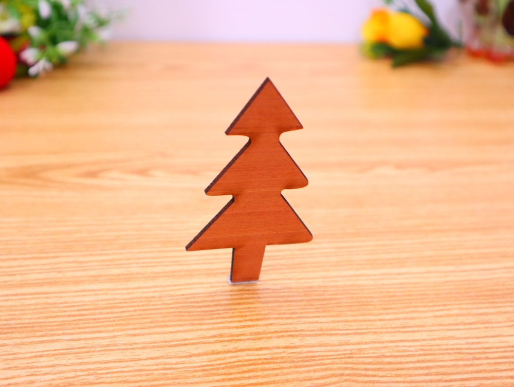Laser Cut Unfinished Wood Tree Cutout DXF File