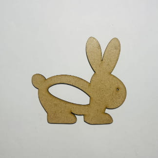 Laser Cut Bunny Shape Bunny Unfinished Wood Cutout Free Vector