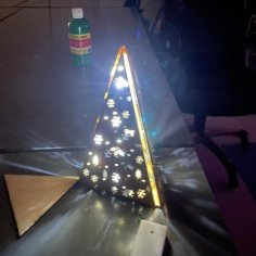 Laser Cut Light Up Christmas Tree SVG File