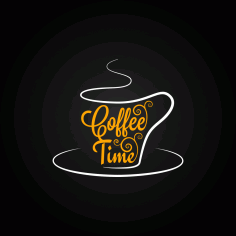 Cafe Logo Sablonu 4 Free Vector