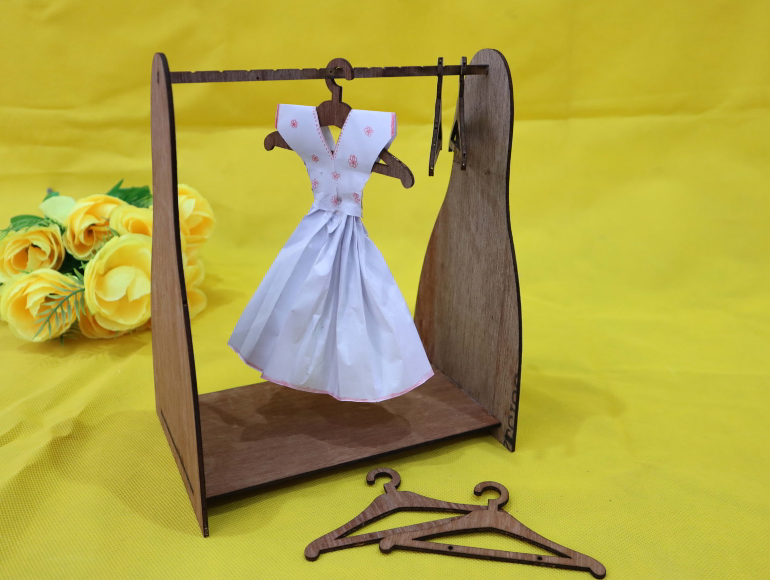 Laser Cut Barbie Doll Clothes Rack 3mm SVG DXF CDR AI PDF Free Download ...