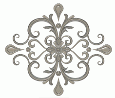 Free Flower Stl File for CNC Router stl File