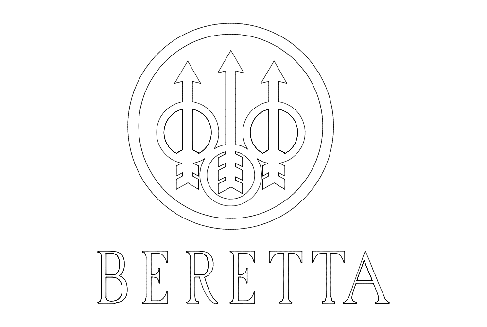 beretta-logo dxf File Free Download - 3axis.co