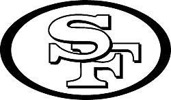 San Francisco 49ers SF 49 Logo DXF File Free Download - 3axis.co