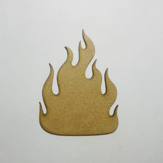 Laser Cut Flame Fire Wood Cutout Unfinished Wood Craft Blank Free Vector