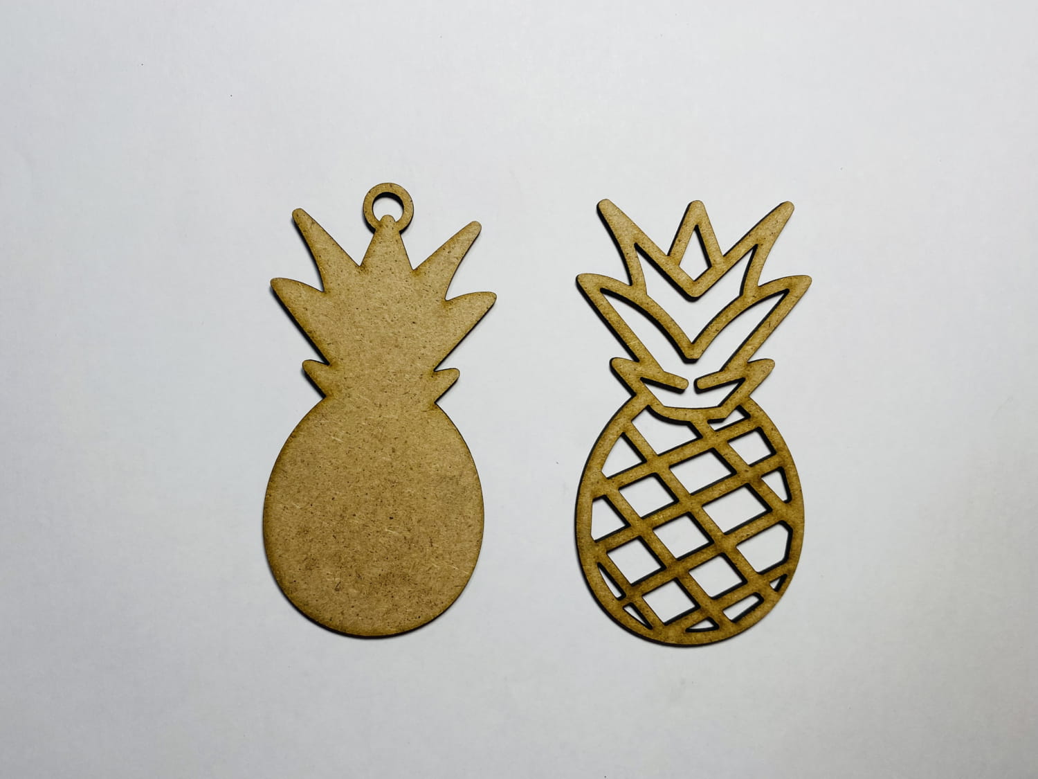 Laser Cut Pineapple Layered Shape for Crafts Door Hanger Free Vector