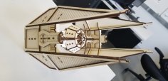 Laser Cut Star Wars TIE Interceptor DXF File