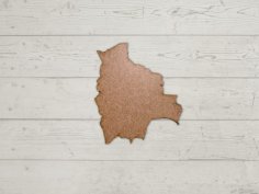 Laser Cut Unfinished Wood Bolivia Cutout Craft Free Vector