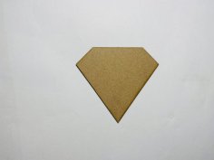 Laser Cut Wood Diamond Cutout Diamond Shape Free Vector