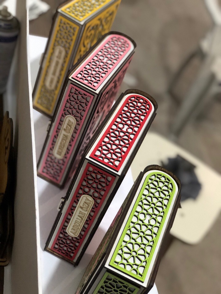 Laser Cut Decorative Quran Box Free Vector