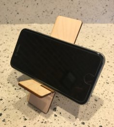 Laser Cut Adjustable Phone Holder 3mm DXF File