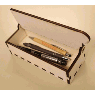 Laser Cut Pen Box 6mm DXF File