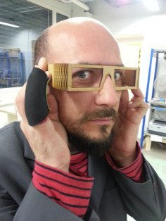 Laser Cut Bend Glasses DXF File