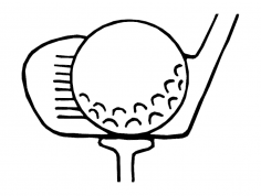 Golf dxf File