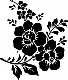 Rose Flower Vector Vector Art jpg Image