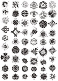 Celtic Ornament Vector Pack Free Vector
