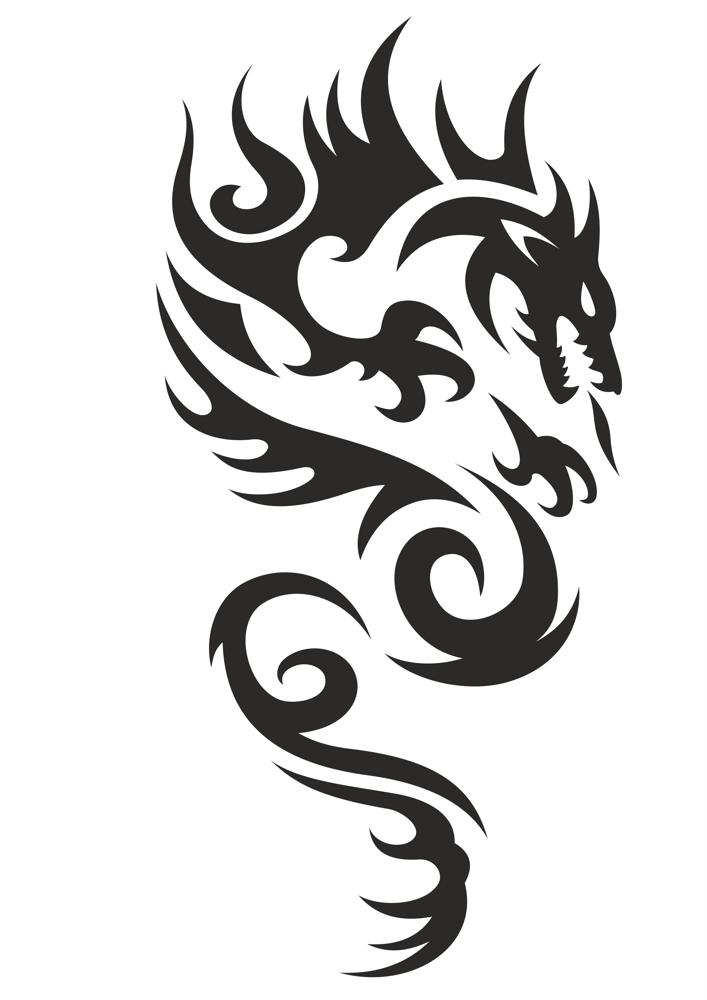 Celtic Phoenix Tattoo Dragon Vector Free Vector cdr Download - 3axis.co
