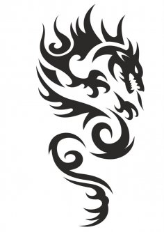 Celtic Phoenix Tattoo Dragon Vector Free Vector