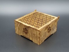 Laser Cut Wood Decorative Box SVG File