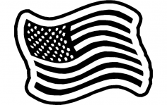 Americanflag 1 dxf File