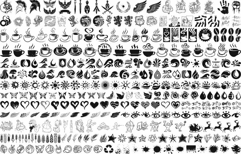Vector graphic set Free Vector cdr Download - 3axis.co