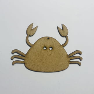 Laser Cut Crab Unfinished Wood Shape Cutout Free Vector