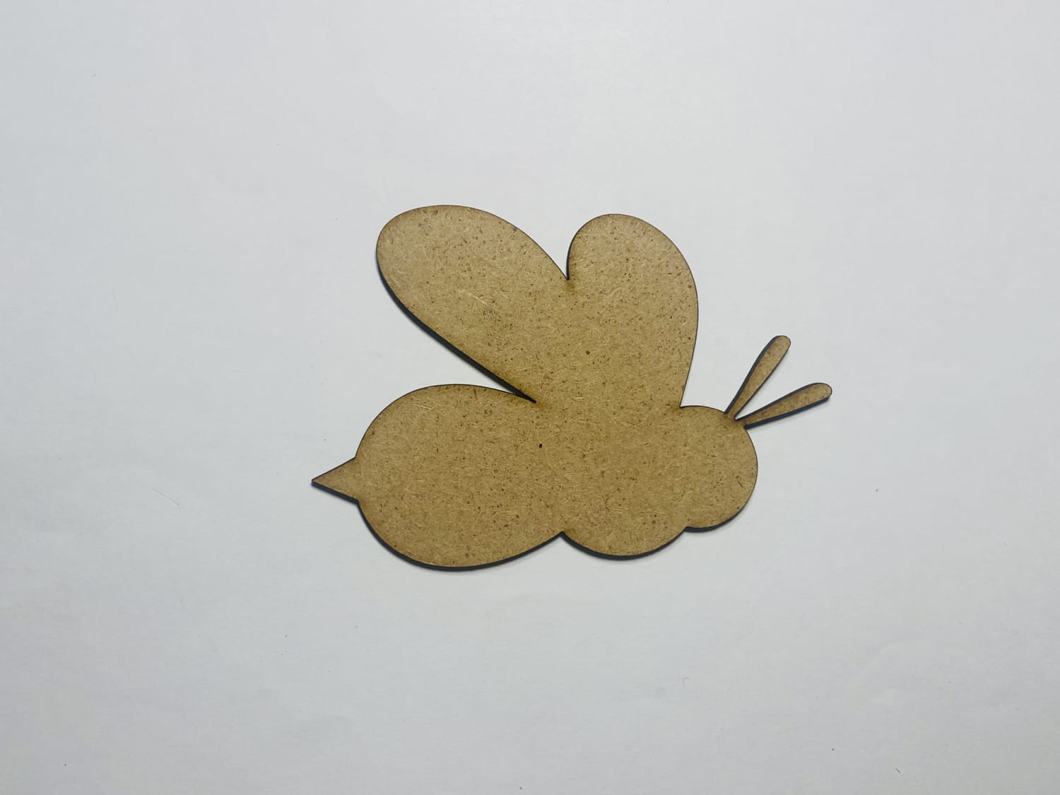 Bumble Bee Shape Unfinished Wood Cutouts Variety of Sizes