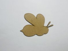 Laser Cut Wood Bumble Bee Cutout Bumble Bee Shape Unfinished Free Vector