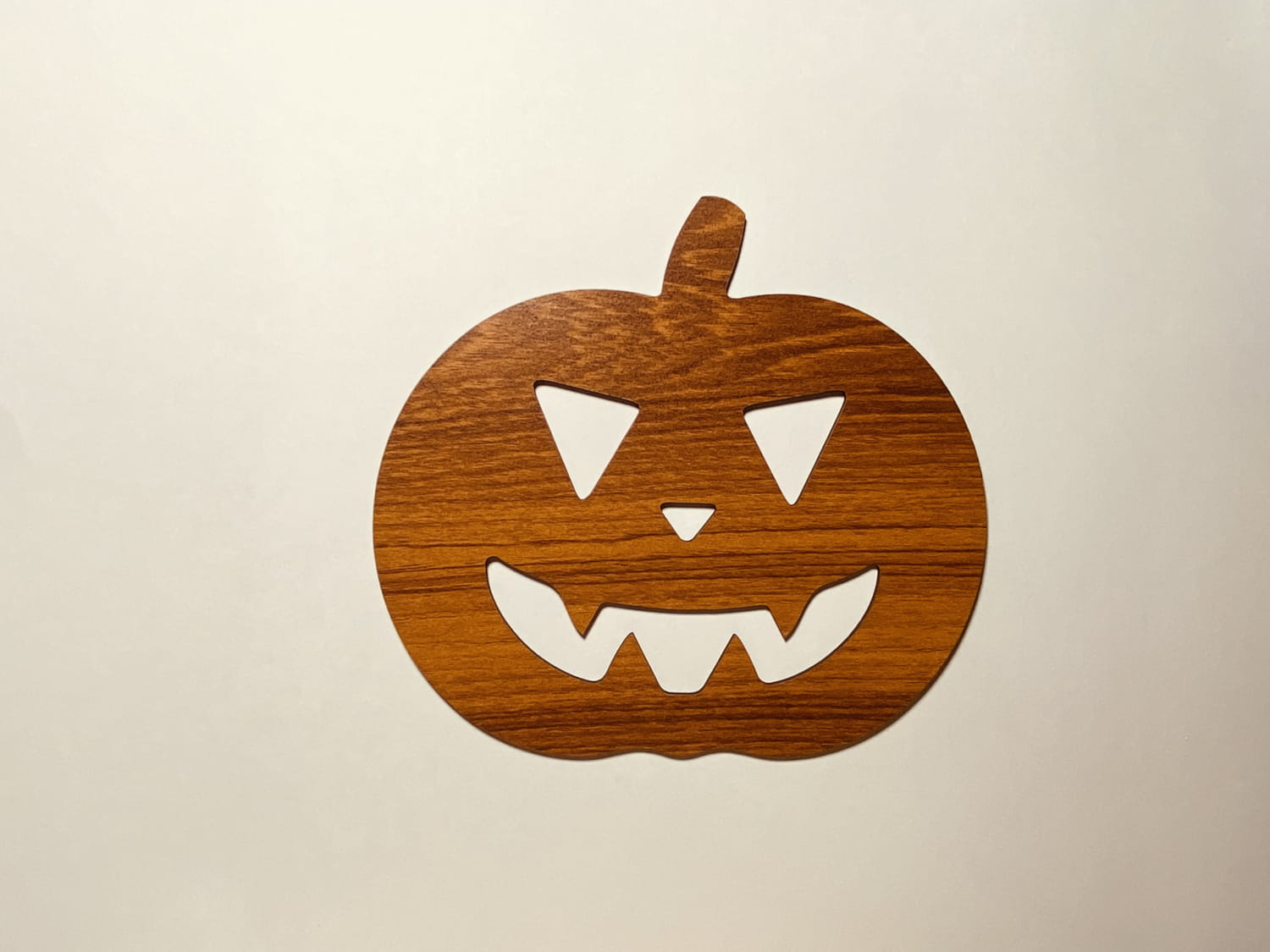 Laser Cut Halloween Unfinished Wooden Pumpkin Craft Cutout Free Vector