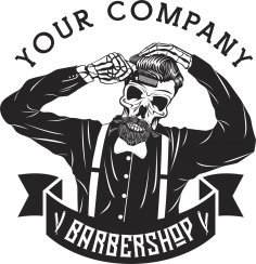 Barbershop Logo Design Free Vector
