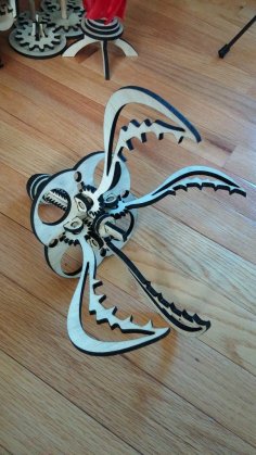 Laser Cut Wooden Claw DXF File