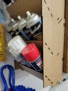 Laser Cut Spray Paint Can Holder SVG File